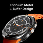 ساعت هوشمند هیسکا مدل GALACTIC با بند سیلیکونی